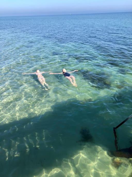 Skont Fiskerhus. Taet Pa By, Havn Og Havet Villa Marstal Buitenkant foto